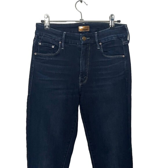 MOTHER The High Waisted Looker Jeans Women’s Size 26 Dark Wash Skinny Fit - Picture 3 of 16